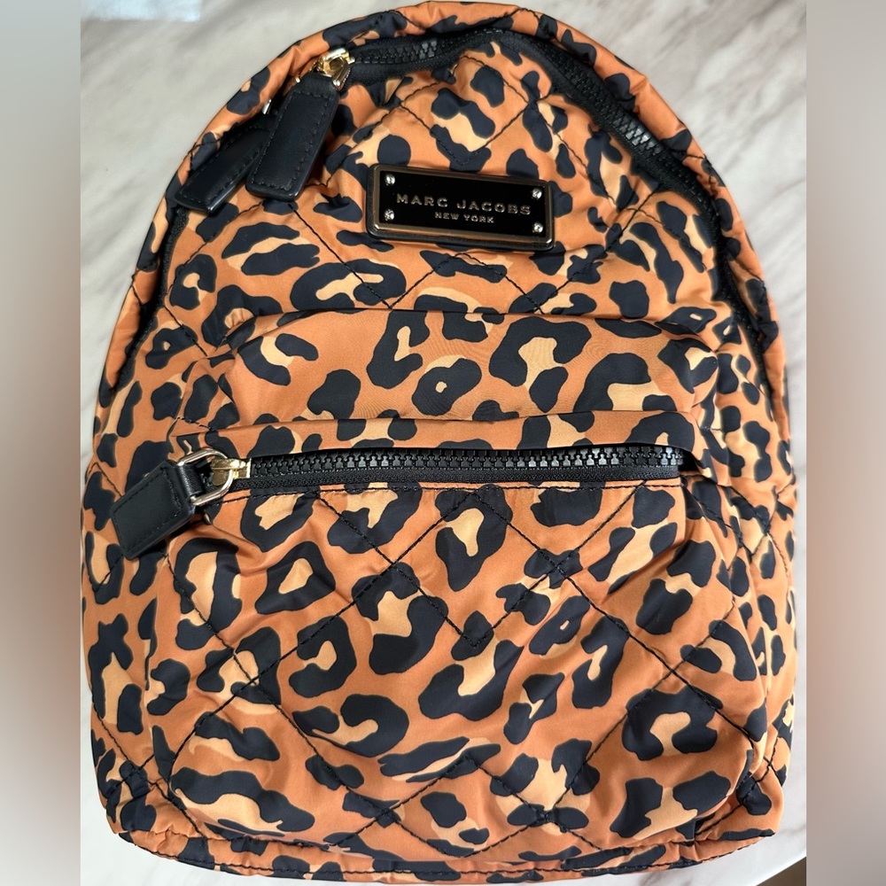 Marc Jacobs Mini Leopard-Print Backpack Authentic - image 1